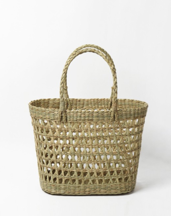 Textured Eco Friendly Shopper Jute Handheld Bag - Image 2